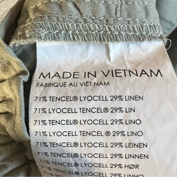 Club Monaco Anreannah Paperbag High Waist Crop Pants size 10 excellent condition - Picture 15 of 15